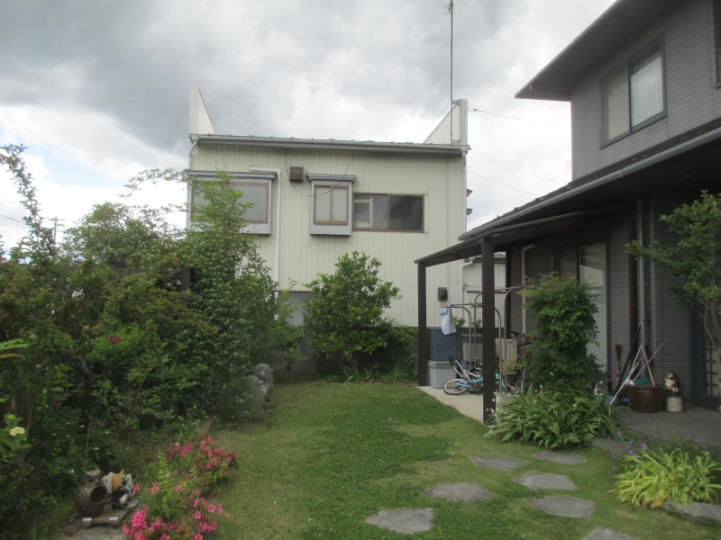 お庭　施工前