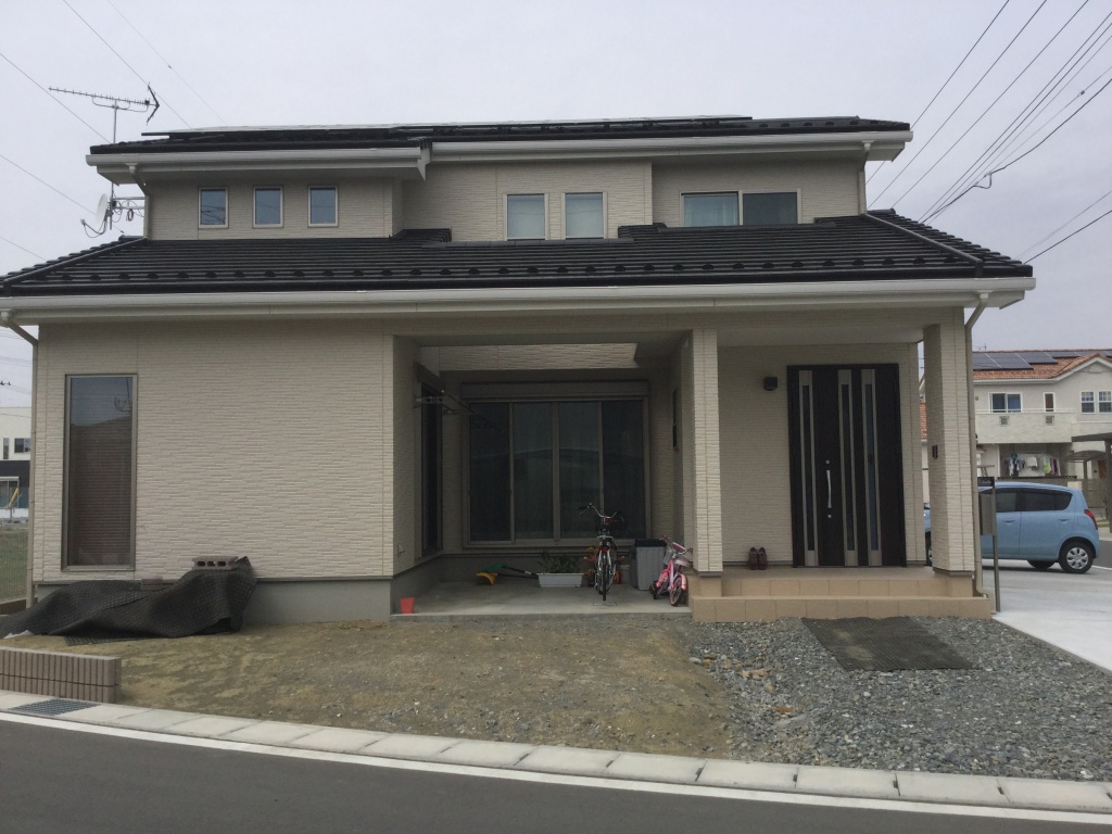 外構工事前アプローチ